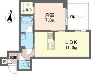 Sha Maison KOWA WEST【3階】の間取り
