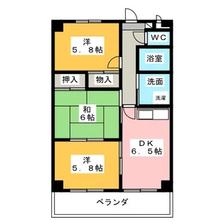 サンモールT・H【4階】の間取り