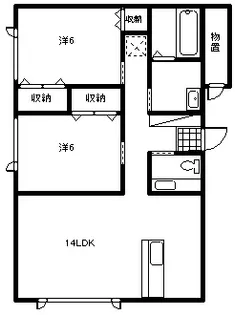 椛美月【2階】の間取り