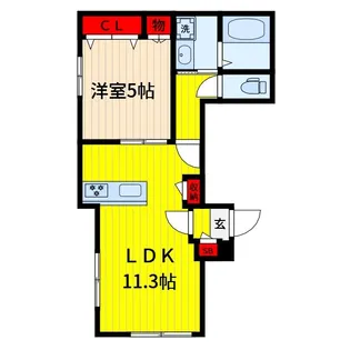 MAISON de Soie【1階】の間取り