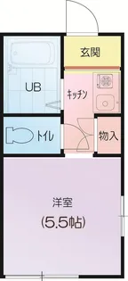 ブラン・シュヴァール【2階】の間取り