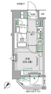 BPRレジデンス青砥【9階】の間取り