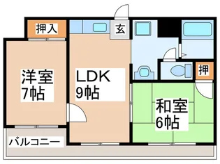 アメニティSRK【3階】の間取り