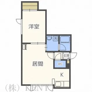 パンプキン発寒【2階】の間取り