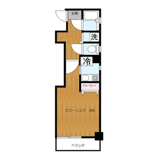イースト駒形【1階】の間取り