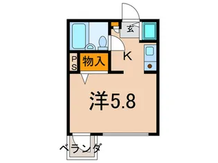 カステイリア高津【5階】の間取り