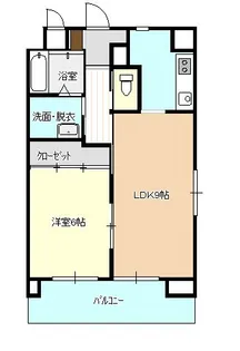 グローリー貝津I【4階】の間取り