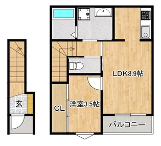 メゾングレイス上津の間取り