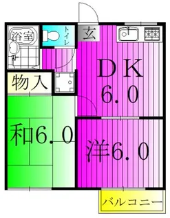 ホワイトホーム【1階】の間取り