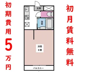 サンヒルズふくしま【フリーwifi付物件】【3階】の間取り