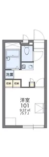 レオパレスグリーンヒルズ【1階】の間取り