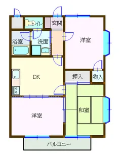 ファーストビレッジ【1階】の間取り
