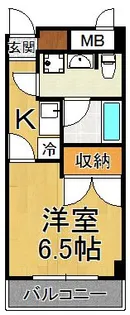 クリスタルプラザ【3階】の間取り