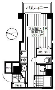 ファミールM&N【2階】の間取り
