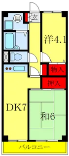 蓮根ペガサスビル【3階】の間取り