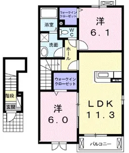 ファインステート【2階】の間取り