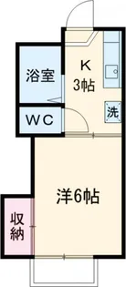 ハイツ桜通り【1階】の間取り