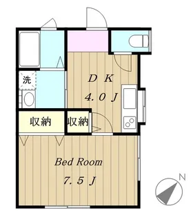 Mサンハイツ【1階】の間取り