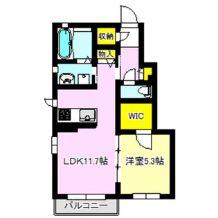 グランヴィル【1階】の間取り