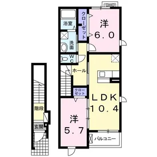 Aqua Yamashiro【2階】の間取り