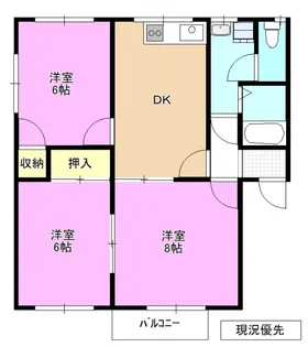 アネックス石塔V【2階】の間取り