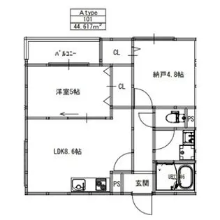 EIJU蒲生4丁目【1階】の間取り