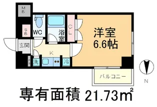セントパレス王子【4階】の間取り