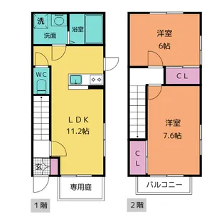 ハイミエール【2階】の間取り