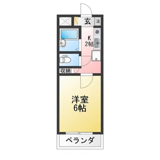 ナビアI【3階】の間取り