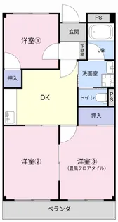 グリンピア花水木【2階】の間取り