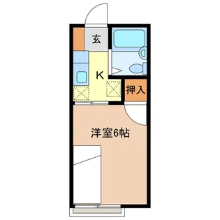 ユーハウスTSU【1階】の間取り