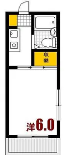 串戸ハイム【3階】の間取り