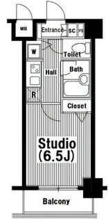 ガラ・ステージ目黒【11階】の間取り