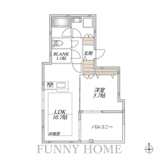 LIGHTHOUSE【2階】の間取り