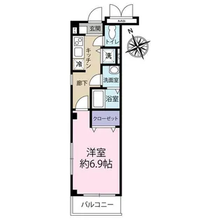 サンリット丸山【2階】の間取り