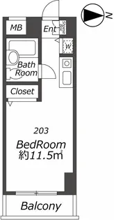 ウインザーパレス川口【2階】の間取り