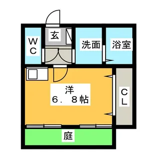BLUE SUNRISE【1階】の間取り