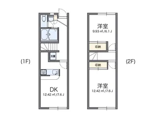 レオパレスI・K2001【1階】の間取り