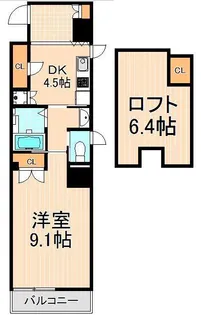 アルコバレーノ浅草【7階】の間取り