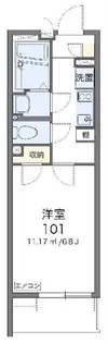 クレイノフロンティアIII【3階】の間取り