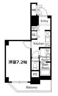 プロシード大阪城南【2階】の間取り