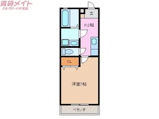 サンフォレスト24【2階】の間取り