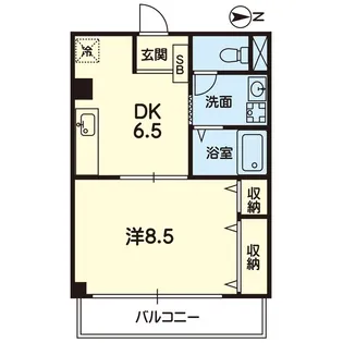 ハウル桜町【1階】の間取り