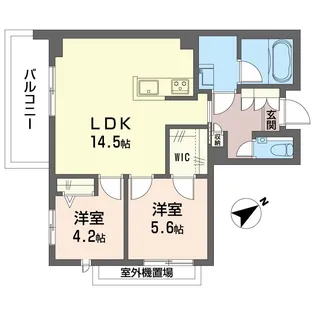 ベルカント【2階】の間取り