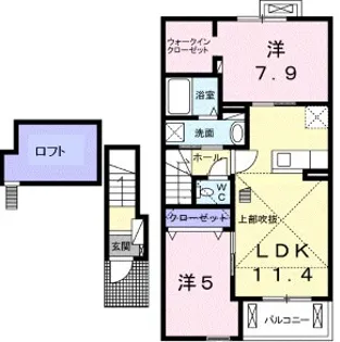 ラディアIII【1階】の間取り