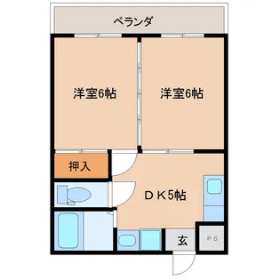ルミウス黄金【7階】の間取り