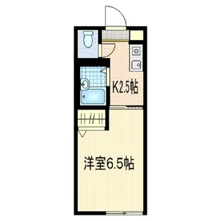 リバーハイツ【1階】の間取り