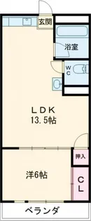 名張駅前マンション【4階】の間取り