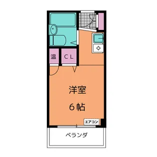 カルチェラタンIII【3階】の間取り