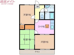 ファミーユソノハラ【1階】の間取り
